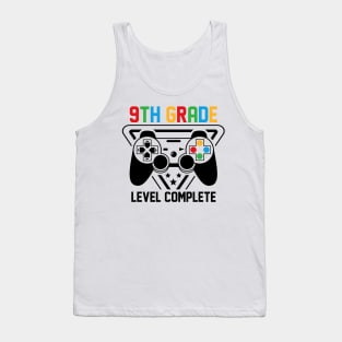 9th Grade Level Complete Gamer Boys Graduation Gifts Tank Top
